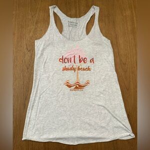Women's Heather Gray Graphic Tank Top